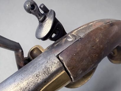 Pistolet d’arçon, modèle 1777
Canon rond,...