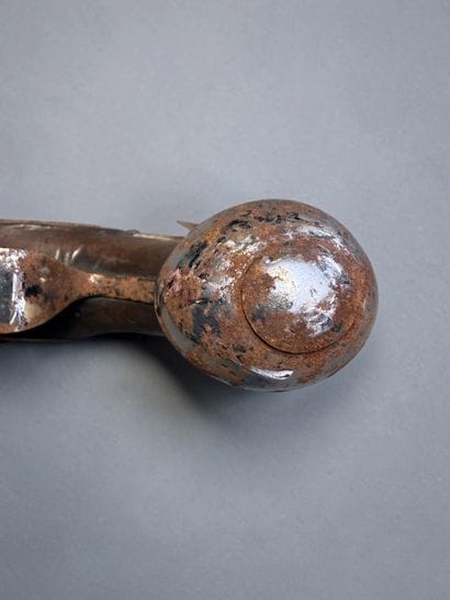 Pistolet, à silex
Canon rond, à bourrelet...