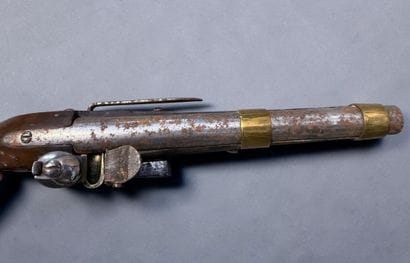 Pistolet d’arçon, modèle 1763-66, fabrication...