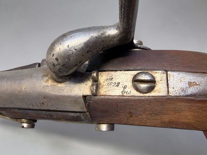 Pistolet d’arçon, modèle AN XIII Tbis
Canon...