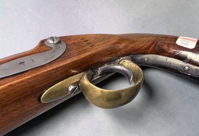 Pistolet-carabine autrichien, à percussion
Canon...
