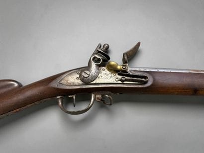 Fusil d’Infanterie, à silex
Canon rond, à...