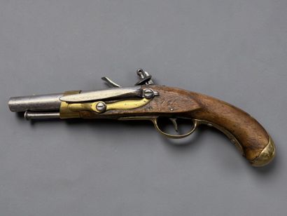 Pistolet de bord, modèle 1786
Canon rond,...