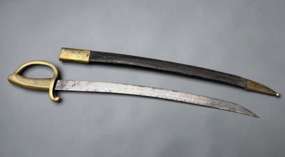 Sabre d’Infanterie, modèle AN XI, dit briquet
Monture...