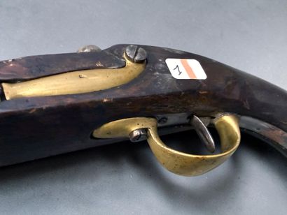 Pistolet d’arçon, modèle 1822 Tbis
Canon...