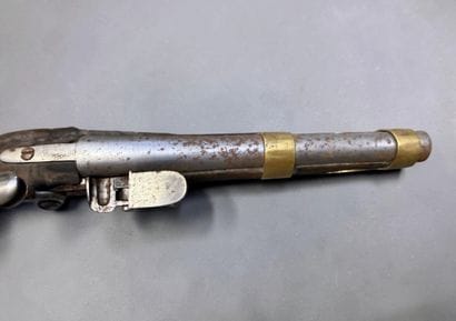 Pistolet d’arçon, modèle 1763-66
Canon rond,...