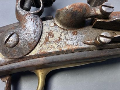 Pistolet d’arçon, modèle 1763-66, fabrication...