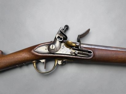 Fusil de la Marine, modèle AN IX
Canon rond,...