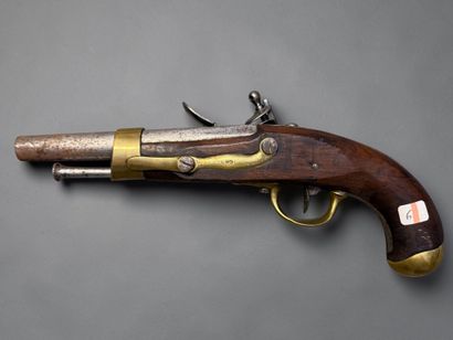 Pistolet d’arçon, modèle AN XIII
Canon rond,...