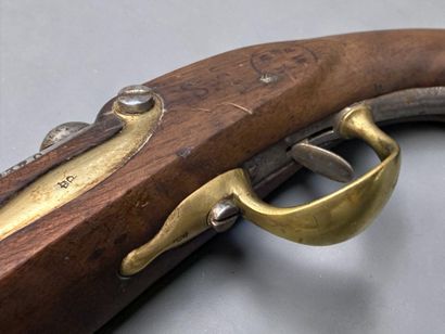 Pistolet d’arçon, modèle AN XIII Tbis
Canon...