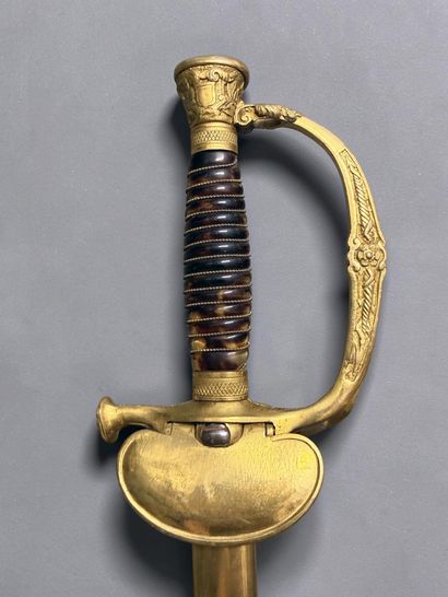 Épée de Contre-amiral, modèle 1817 à ciselures
Fusée...