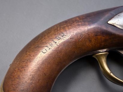 Pistolet d’arçon, modèle AN XIII
Canon rond,...