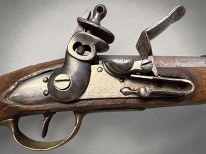 Pistolet de bord, modèle 1786
Canon rond,...
