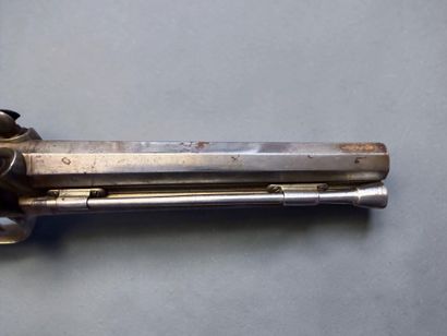 Pistolet civil stéphanois, double, à percussion,...