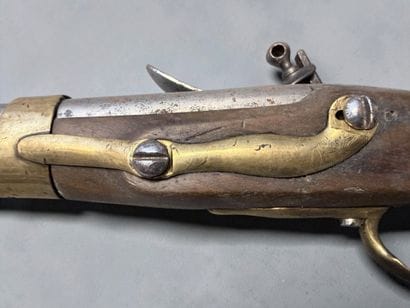 Pistolet de bord, modèle 1786
Canon rond....