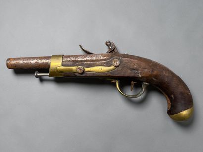Pistolet d’arçon, modèle AN XIII
Canon rond,...