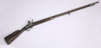 Fusil d’Infanterie, à silex
Canon rond, à...