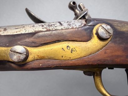 Pistolet d’arçon, modèle AN XIII
Canon rond,...