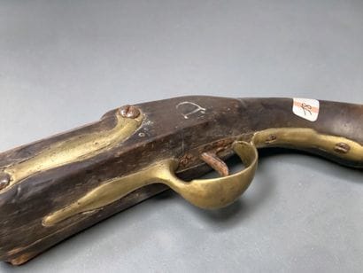 Pistolet d’arçon, modèle 1763-66, fabrication...