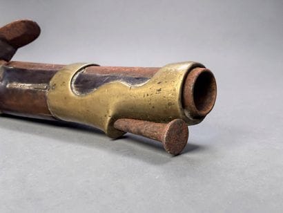 Pistolet d’arçon, modèle 1763-66
Canon rond,...