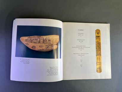 Lot de documentation sur l'art du scrimshaw...