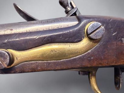 Pistolet d’arçon, modèle AN XIII
Canon rond,...