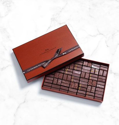 Coffret 84 chocolats noirs la maison du chocolat
Emblematic...