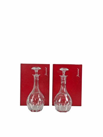 BACCARAT, Compiègne model
Two cut crystal...