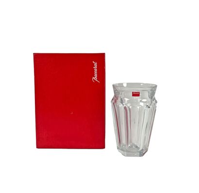 BACCARAT, Nelly model.
 Cut crystal vase...