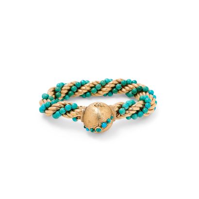 TWISTED BRACELET
Consisting of gold balls...