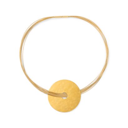 DINH VAN NECKLACE DISC PI
Held in place by...