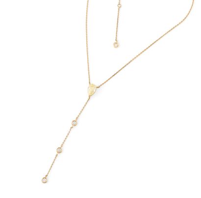 FANCY YELLOW DIAMOND NECKLACE
Set with a...