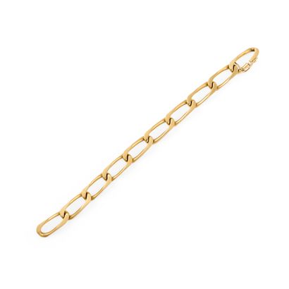 GOURMETTE BRACELET
In 18K yellow gold.
Marked...