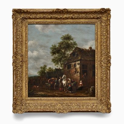 BARENT GAEL (1630–1698)
Halte de cavalier...