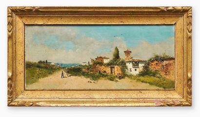 EMILIO ALVAREZ AYOM (1899-1972)
Vue de campagne,...