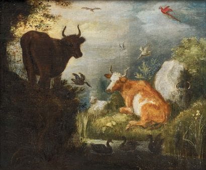 ENTOURAGE DE ROELANDT SAVERY (1576–1639)
Vaches,...