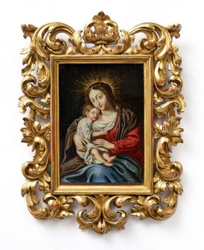 ECOLE FLAMANDE DU XVIIIÈME SIÈCLE
Vierge...