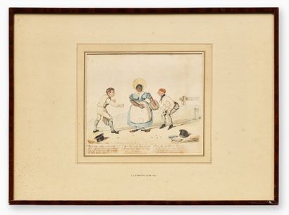 JOHN NIXON (1760-1818) 
JF HERRING JR (1815-1907)
Boxeurs,...