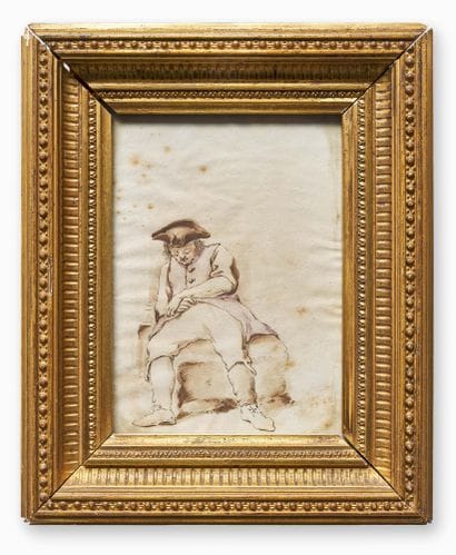 ATTRIBUÉ À CARLO SPERIDIONE MARIOTTI (1726-1790)
Homme...