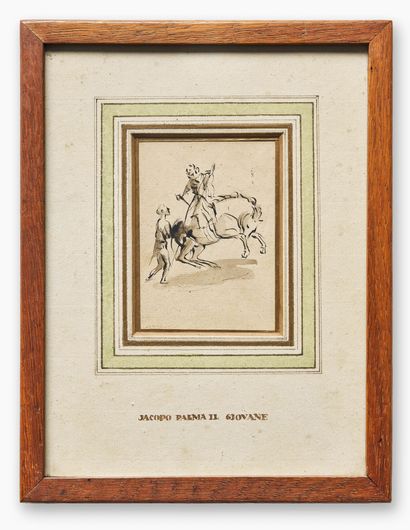 DANS LE STYLE D'HONORÉ DAUMIER
Don Quichotte
Encre...