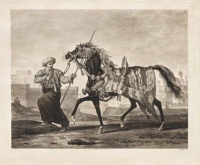 CARLE VERNET (D'APRÈS) ET GRAVÉ PAR DEBUCOURT
Cheval...