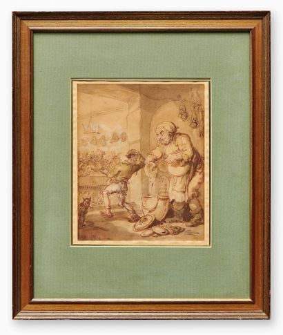 THOMAS ROWLANDSON (1756-1827)
A french eating...