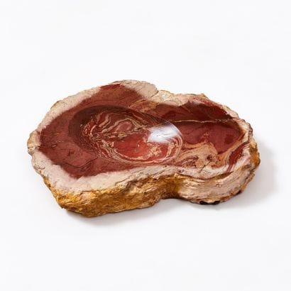 TRINKET TRAY
or ashtray made of reddish-brown...