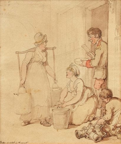 THOMAS ROWLANDSON (1756-1827) ATTRIBUÉ À
London...