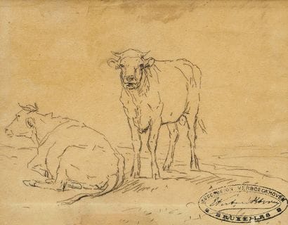 EUGÈNE VERBOECKHOVEN (1799–1881)
Vache de...