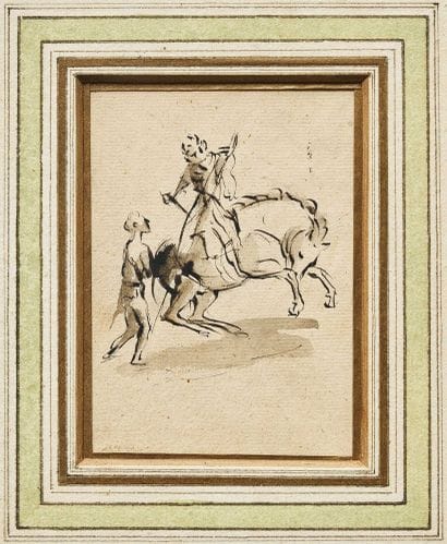 DANS LE STYLE D'HONORÉ DAUMIER
Don Quichotte
Encre...