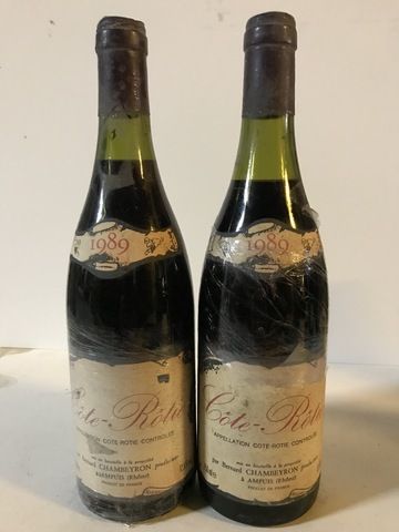 2 Blle COTE ROTIE (Chambeyron) 1989 - Be...