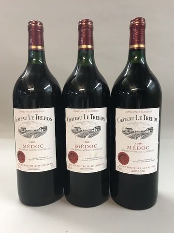 3 Mag Château LE TREHON (Médoc) 1986 - Très...
