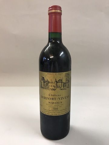 1 Blle Château DURFORT VIVENS (Margaux) 1988...