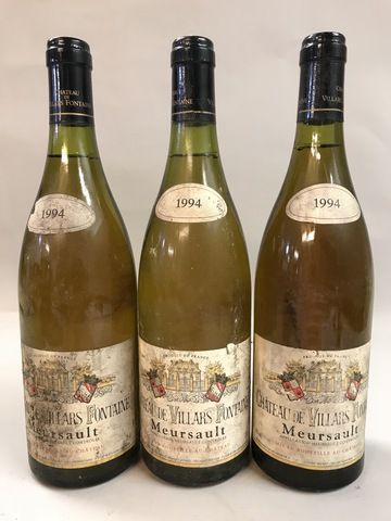 3 Blle MEURSAULT (Villers Fontaine) 1994...